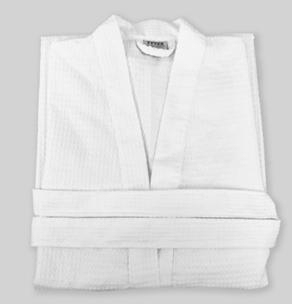 Waffle Bath Robe (50/50 Poly Cotton)